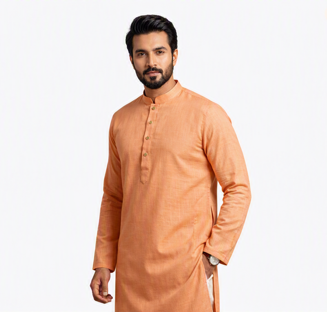 Classic Men's Kurta – Premium Cotton Blend - Image 5