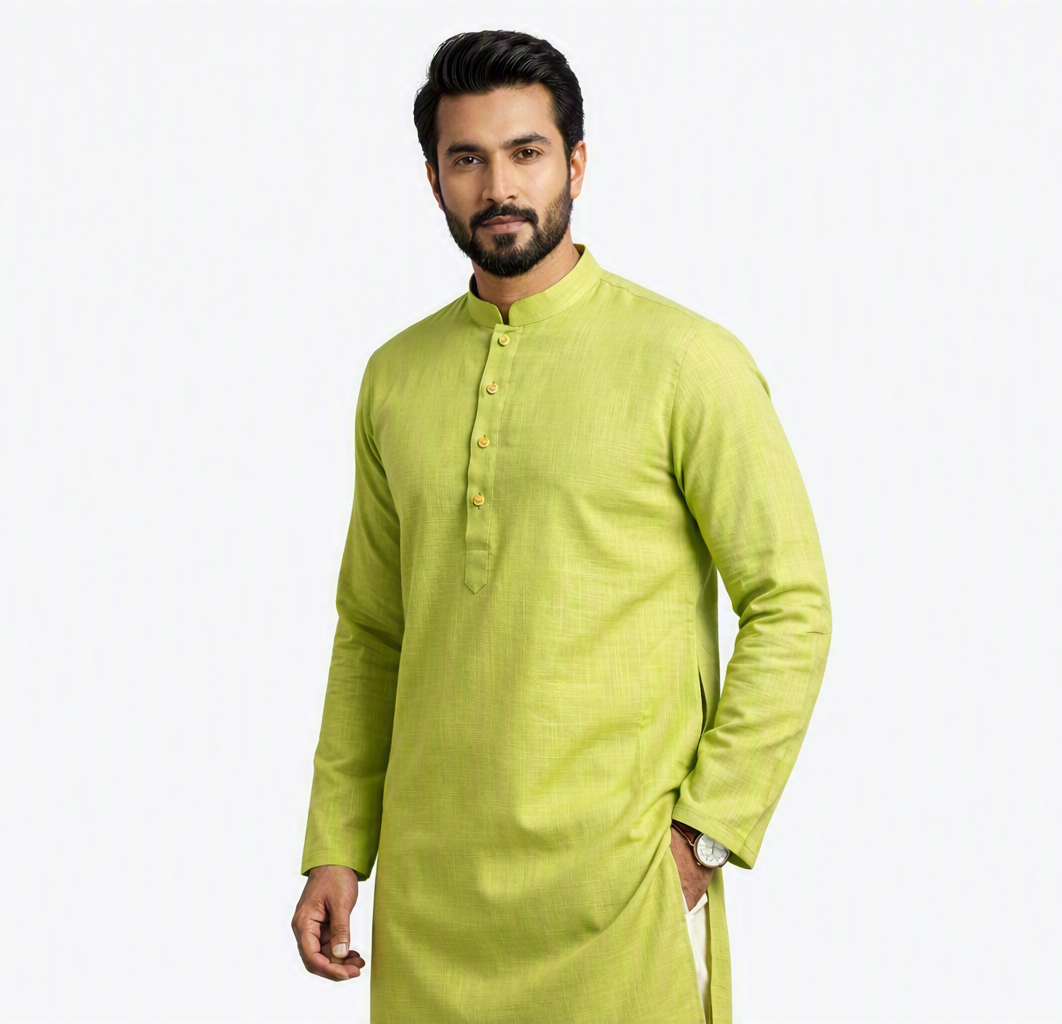 Classic Men's Kurta – Premium Cotton Blend